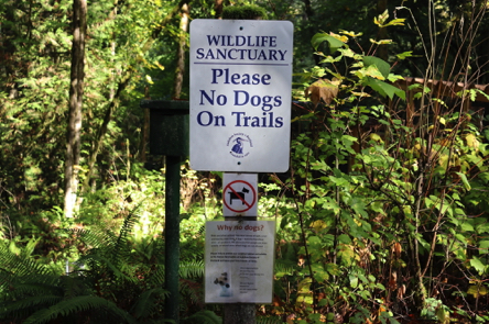 Wildlife Sanctuary – Please No Dogs on Trails